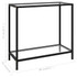 Konzolni stol prozirni 80 x 35 x 75 cm od kaljenog stakla 322831 Konzolni stol prozirni 80 x 35 x 75 cm od kaljenog stakla 322831