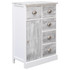 Komoda s 10 ladica siva 113 x 30 x 79 cm drvena 284173 Komoda s 10 ladica siva 113 x 30 x 79 cm drvena 284173