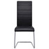 Konzolne blagovaonske stolice od umjetne kože 6 kom crne 272420