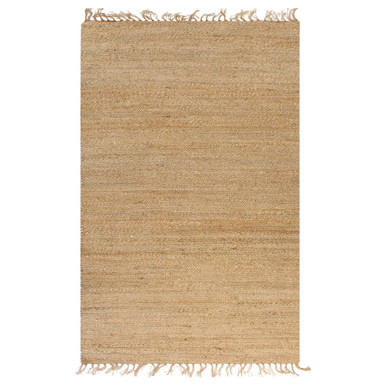 Ručno tkani ukrasni tepih od jute 120 x 180 cm prirodna boja