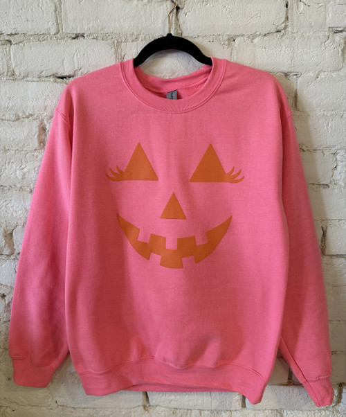 Blushing Jack O Lantern Sweatshirt Blushing Jack O Lantern Sweatshirt