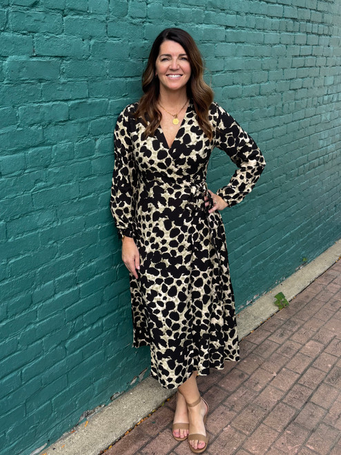 Armel Animal Print Dress