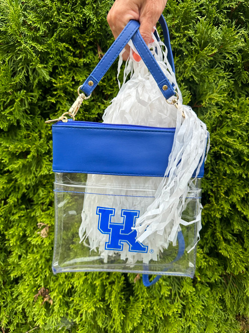 Stadium Gameday Clear Bag With Strap/ University of Kentucky/ 