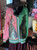 Licensed Wicked Colorblock Glinda & Elphaba Button Up Cardigan