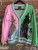 Licensed Wicked Colorblock Glinda & Elphaba Button Up Cardigan
