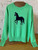 Horse Sweater Green & Navy