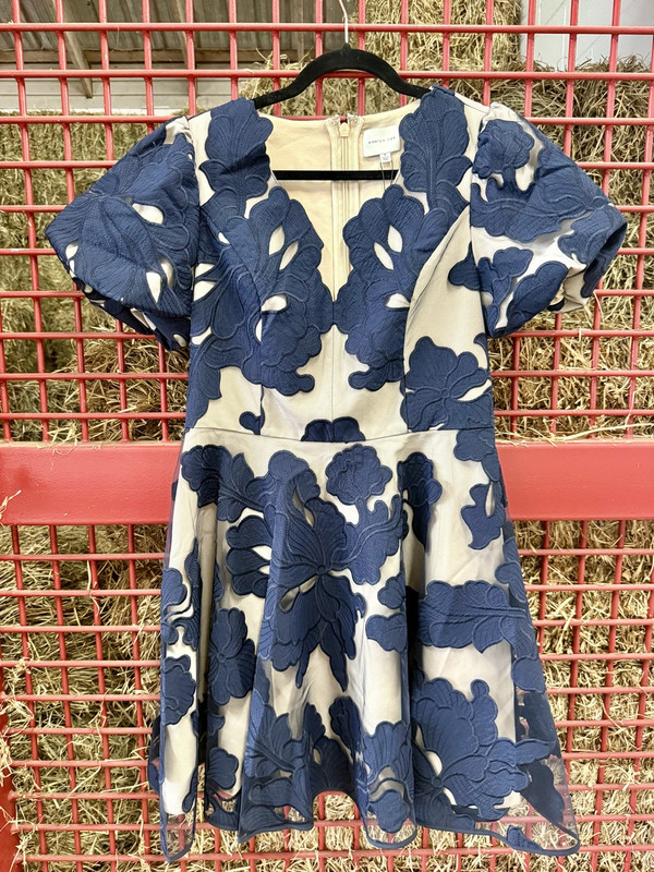 Agnes Navy Cocktail Mini Dress