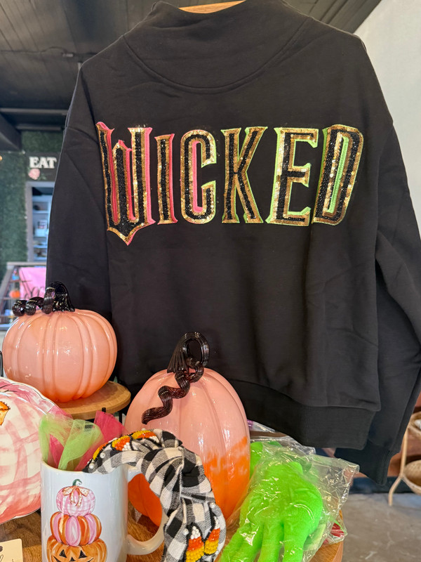 Licensed Black Wicked Logo Sweatshirt Licensed Black Wicked Logo Sweatshirt