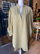 Amelia Jacquard Green Dress 