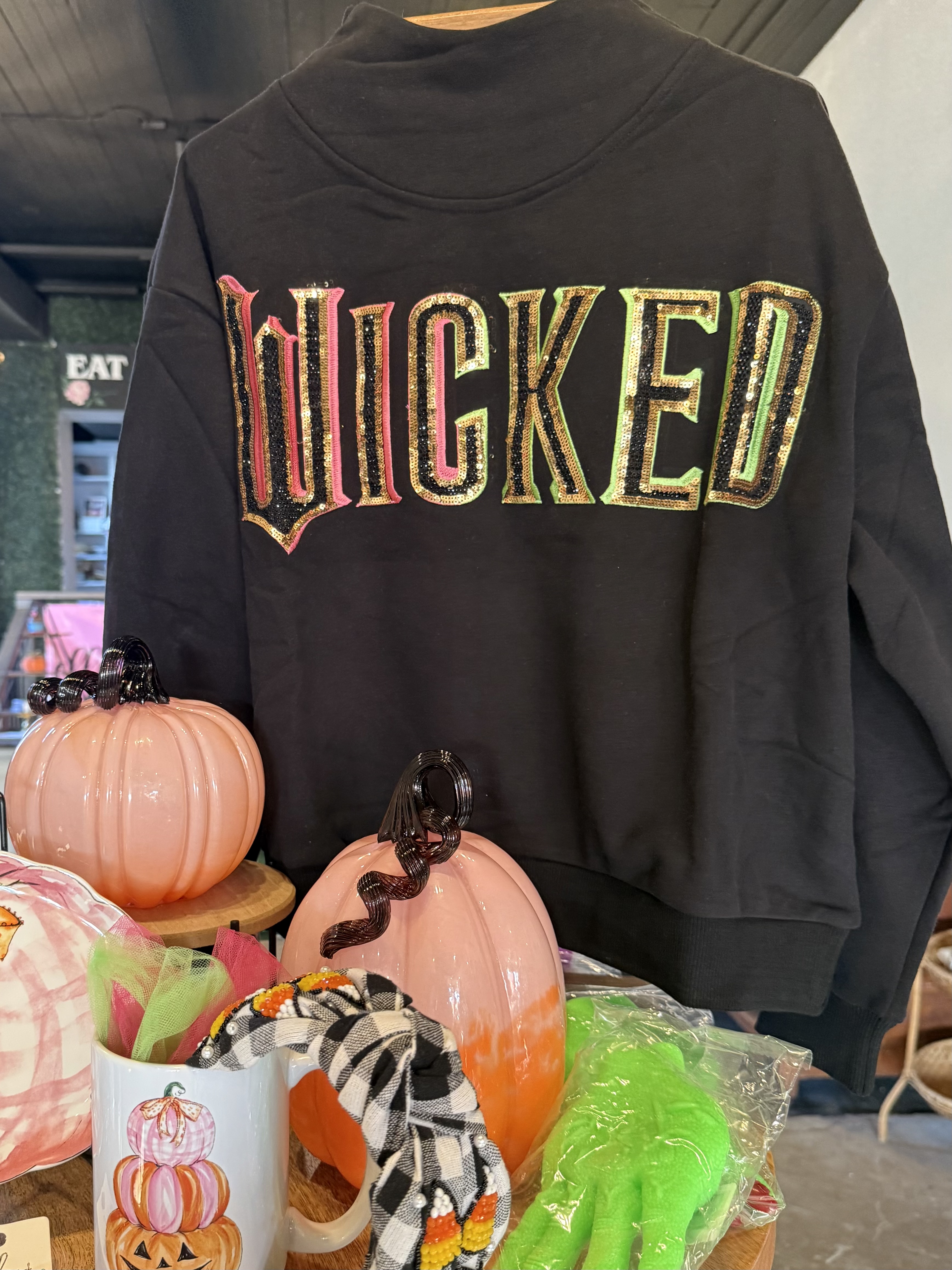 Licensed Black Wicked Logo Sweatshirt - Sweet Mash