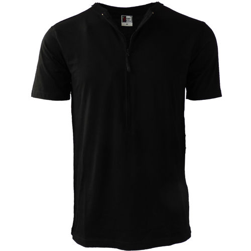 Men's T-zip short sleeve