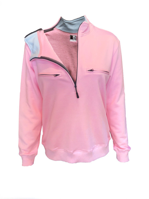 Port Fashions easy care port access sweatshirt Pink