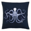 Octopus Cushion (Navy Blue)