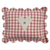Gingham Scalloped Cushion (Pink) Gingham Scalloped Cushion (Pink)