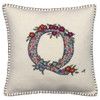 Q Monogram Liberty Print Cushion (Cream)