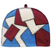 Crazy Patchwork Tea Cosy (Royal Blue Mix)