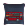 Small London Bus Cushion (Navy)