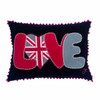 60's Love Cushion (Black)