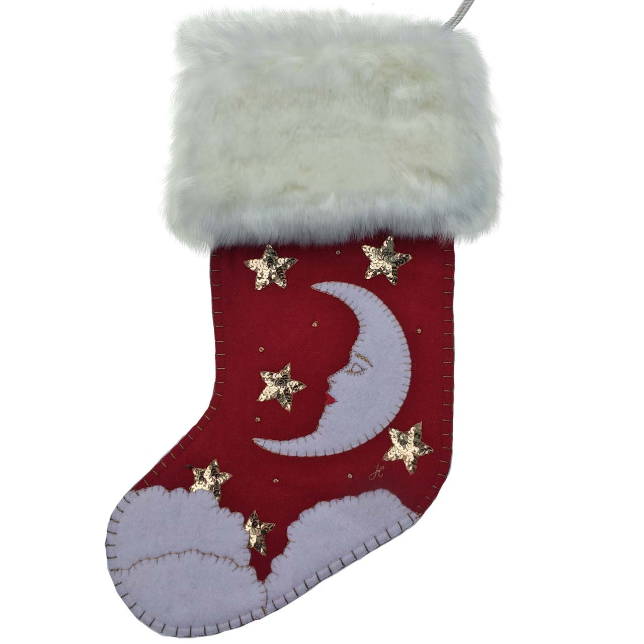 Wallpaper Man In The Moon Christmas Stocking Jan Constantine Free