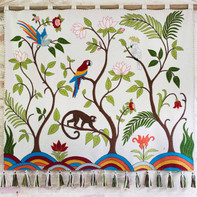 Tropical Paradise Wall Hanging (Cream) Tropical Paradise Wall Hanging (Cream)