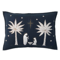The Nativity Christmas Cushion (Navy blue) The Nativity Christmas Cushion (Navy blue)