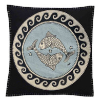 Pisces Cushion (Black) Pisces Cushion (Black)