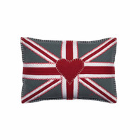 Small Union Jack Crunch Cushion (Grey) Small Union Jack Crunch Cushion (Grey)