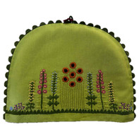 Cottage Border Tea Cosy (Green)