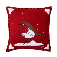 Jan Constantine Red Robin Cushion