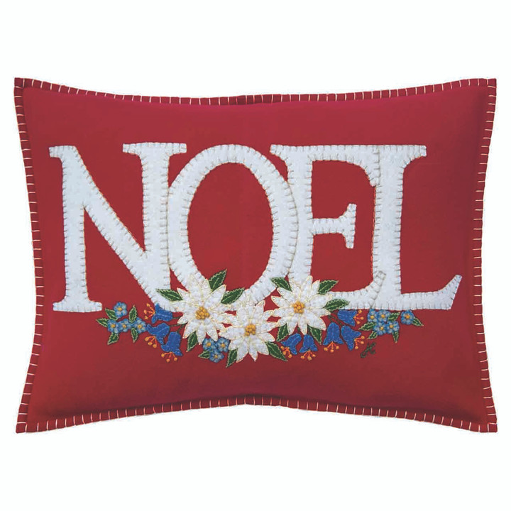 Edelweiss Noel Cushion (Red)