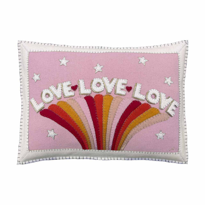 Multi Love Cushion (Pink/Multi)