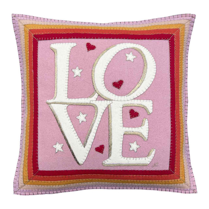 Big Love Cushion (Pink/Multi)