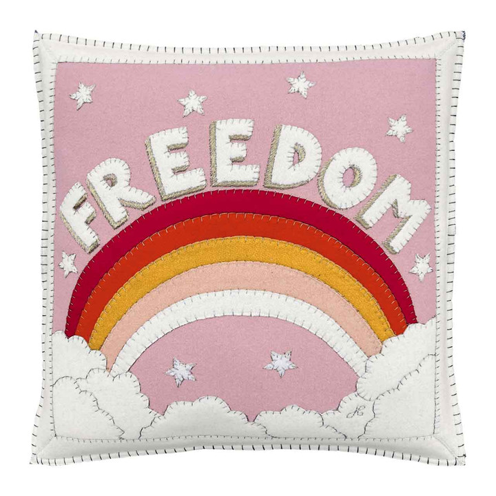 Freedom Cushion (Pink/Multi)