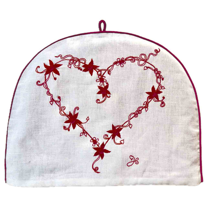 Constantine Heart Tea Cosy (White)