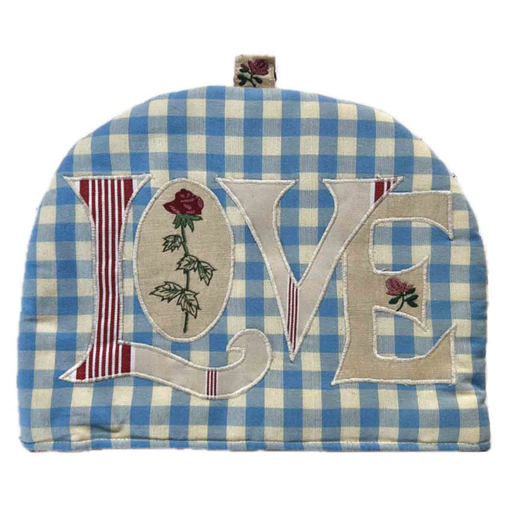 Gingham Love Tea Cosy (Blue)