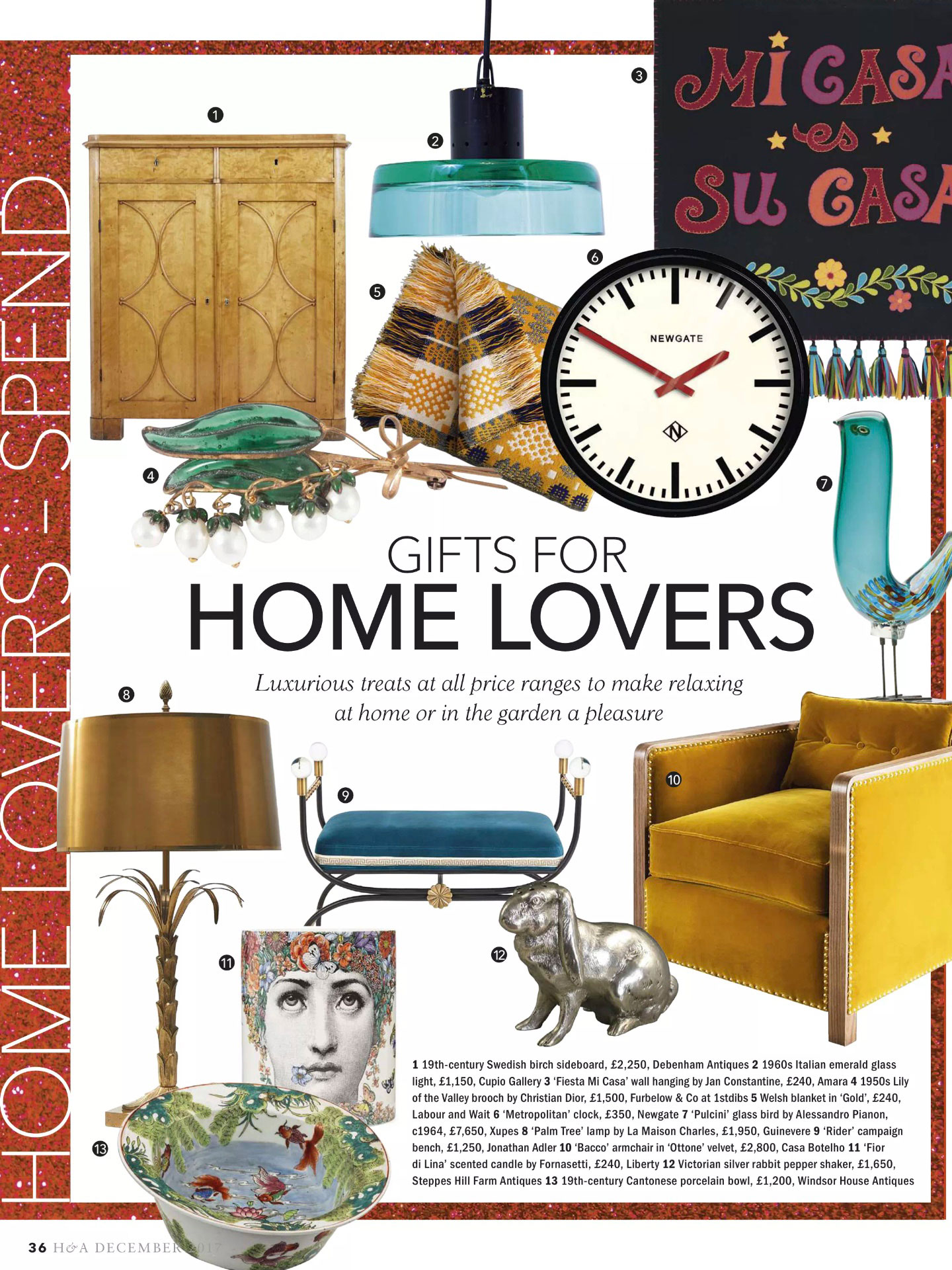 Homes and Antiques - December 2017