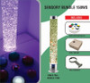 Sensory Bundle 150WS - 1.5m Bubble Tube with a Sofa Podium, Wireless Controller and Wall Bracket