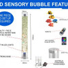 Mobile Sensory Bundle 150M - 1.5m Bubble Tube with Mobile Sensory Unit