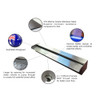 marine grade  stainless steel water blade