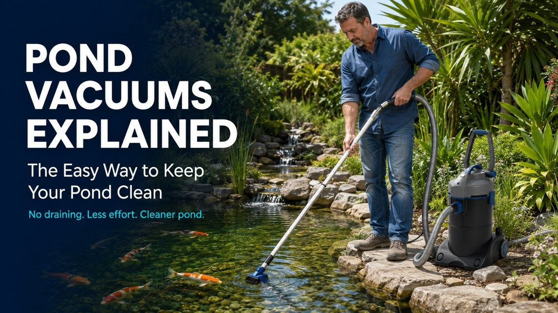 Pond Vacuums Explained: Easy Pond Cleaning | DIYMegaStore