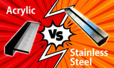 ​Luponds Stainless Steel vs Luponds Acrylic Water Wall Spillways: Which Is Right for You?