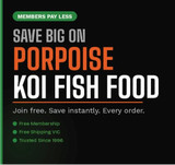 Members Always Pay Less on Porpoise Koi Fish Food | DIYMegaStore