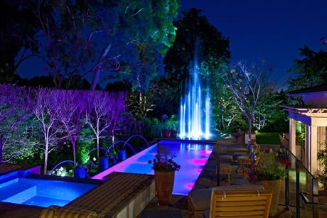 5 x Submersible LED Multi Colour Pond Light Kit with Remote