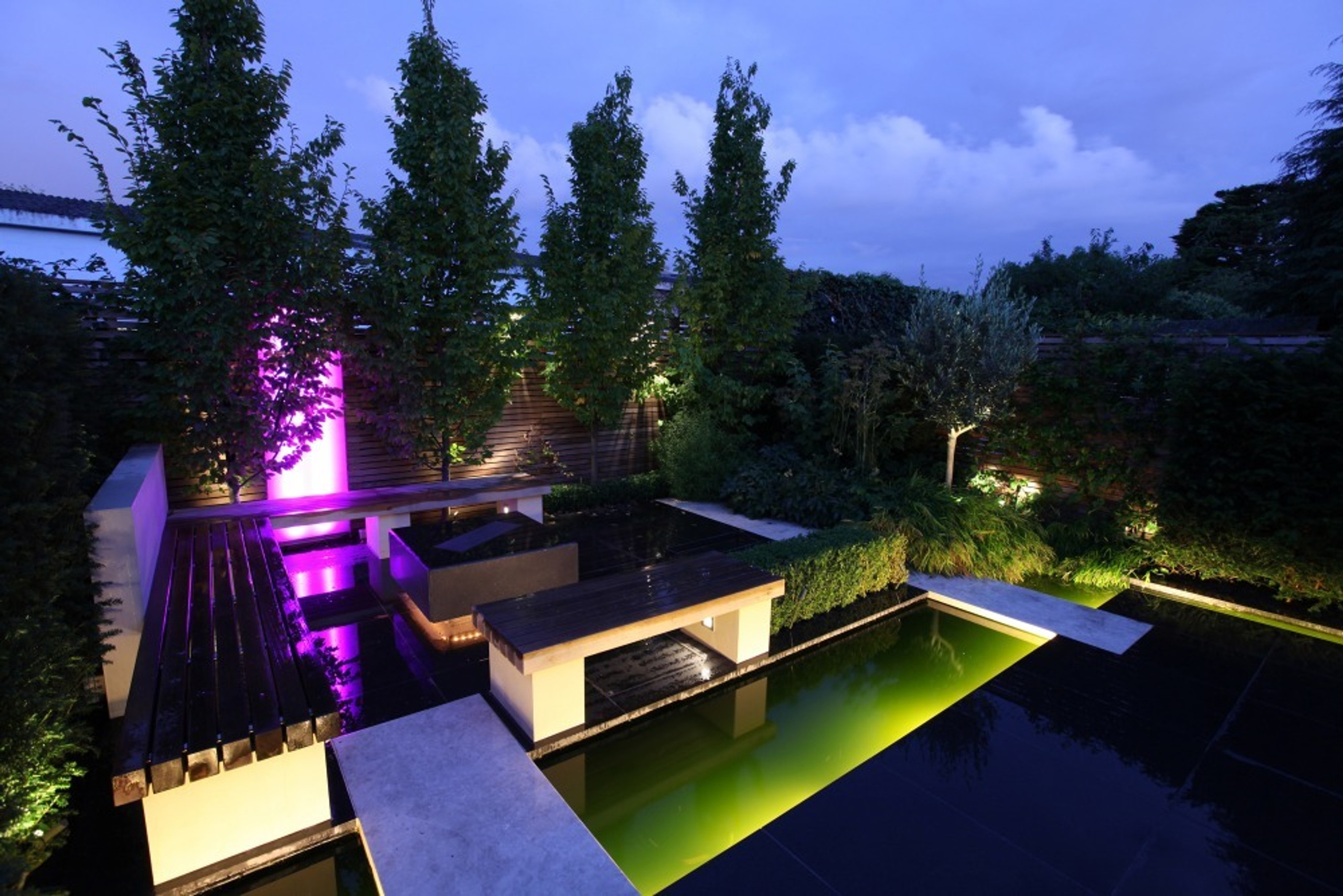 5 x Submersible LED Multi Colour Pond Light Kit with Remote