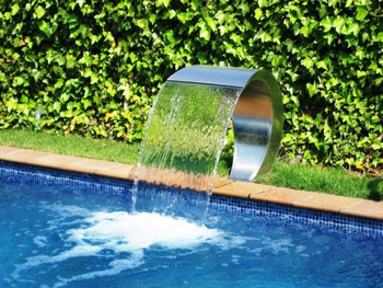 Swimming Pool stainless steel waterfall Pacific600