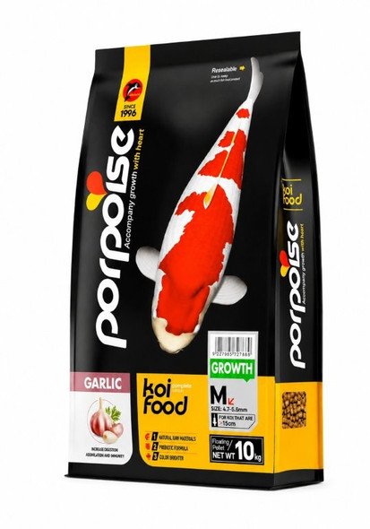 Porpoise Koi Fish food pellets Growth 10kg