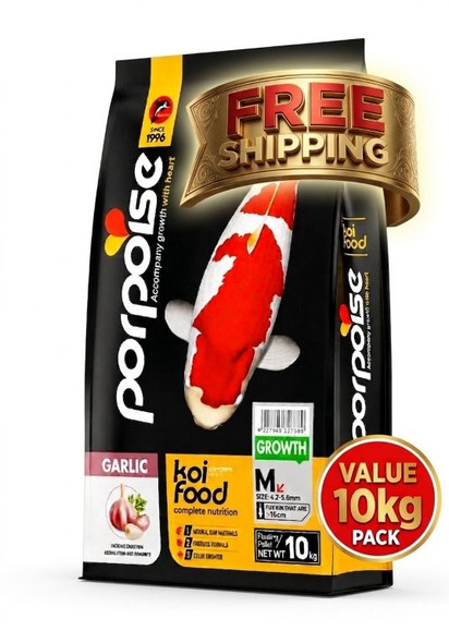 Porpoise Koi Fish food pellets Growth 10kg FREE SHIPPING