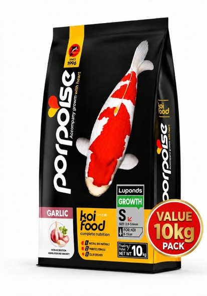 Porpoise Luponds Fish food pellets Growth Small