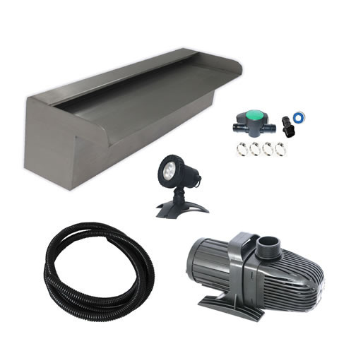 STARTER300 DIY Water Wall | PROJECTING Effect - 304G Kit + LED Light - FREE SHIPPING