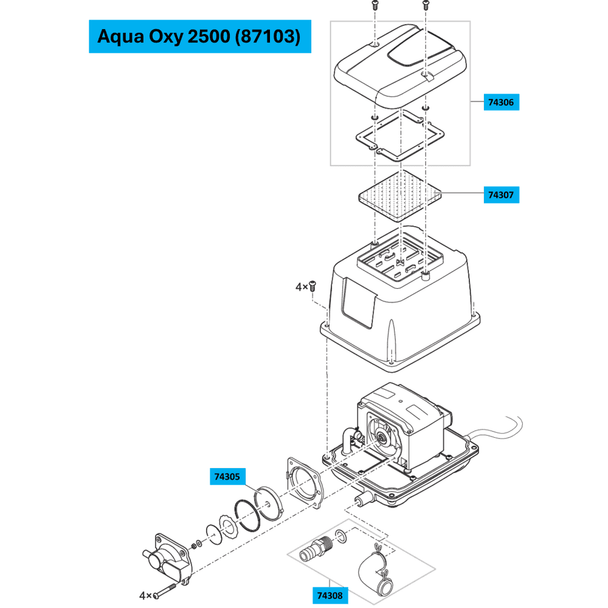 OASE AquaOxy 2500 Air Pump